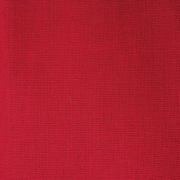 Tissu de jute de couleur rouge
