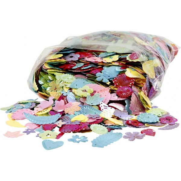 Paillettes - couleurs nacre - 400 g