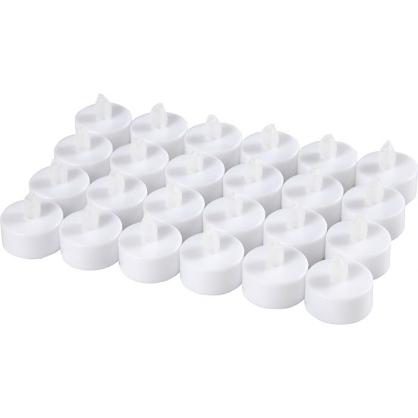 Lampe chauffante LED - blanche - 24 pcs