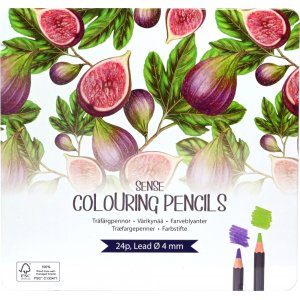 Crayons de couleur FSC Sense - 24 crayons Crayons de couleur FSC Sense - 24 crayons
