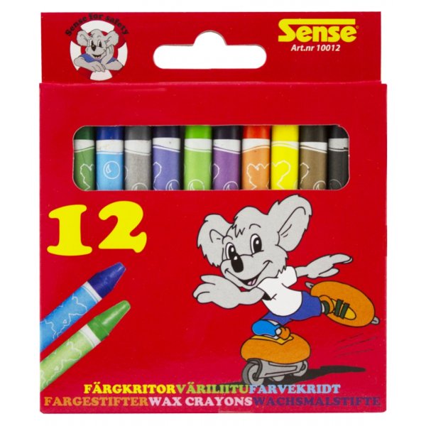Crayons Sense - 12 crayons Crayons Sense - 12 crayons