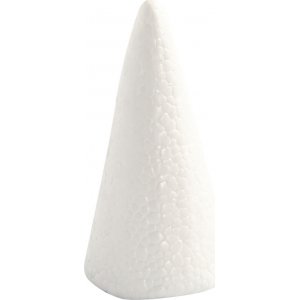 Cônes en polystyrène - blanc - Ø5,5 cm - 5 pcs Cônes en polystyrène - blanc - Ø5,5 cm - 5 pcs