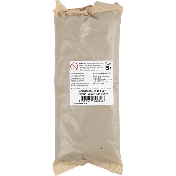 NABBI BioBeads - noir - moyen - 3000 pcs