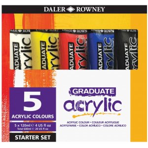 Peinture acrylique Graduate Set 5x120 ml - Starter Peinture acrylique Graduate Set 5x120 ml - Starter