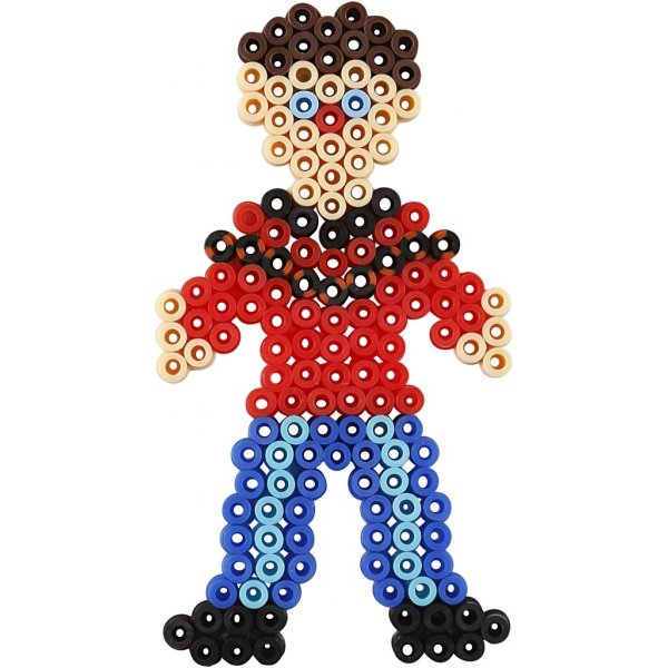 Assiettes perles - fleur - fille - garçon - pomme et poire - 6 pcs Assiettes perles - fleur - fille - garçon - pomme et poire - 6 pcs