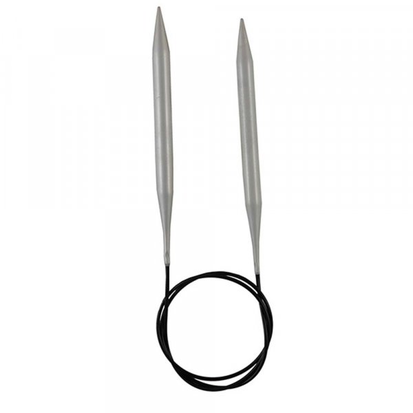Aiguilles  tricoter circulaires Basix Aluminium - 100 cm