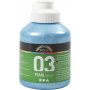 Peinture scolaire Acrylique - Mtallis - bleu clair - mtallis - 500 ml