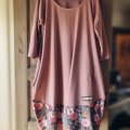 Image client Tissu jersey uni - 54 Vieux Rose