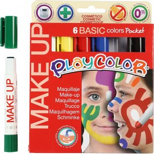 Playcolor Make up - couleurs mélangées - 6 x 5 g Playcolor Make up - couleurs mélangées - 6 x 5 g