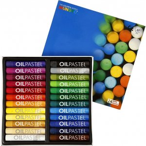 Pastels à l'huile Mungyo - couleurs mélangées - 24 pcs Pastels à l'huile Mungyo - couleurs mélangées - 24 pcs
