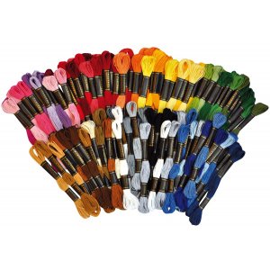Fil à broder / fil moulin - 100 pcs 42 couleurs Fil à broder / fil moulin - 100 pcs 42 couleurs