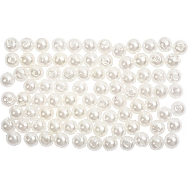 Perles de cire - nacre - 4 mm - 150 pcs
