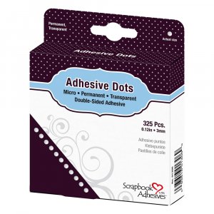 Points adhésifs permanents 3mm - 325 pcs Points adhésifs permanents 3mm - 325 pcs