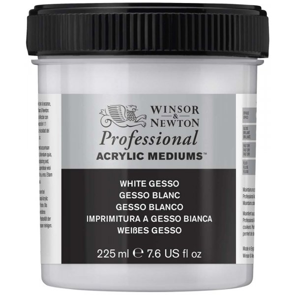 Mdium acrylique W&N Professional - Gesso acrylique blanc