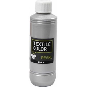 Colorant Textile - argent - nacre - 250 ml Colorant Textile - argent - nacre - 250 ml