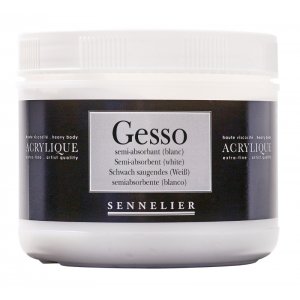 Médium Acrylique Sennelier 500 ml - Gesso Semi-Absorbant (Blanc) Médium Acrylique Sennelier 500 ml - Gesso Semi-Absorbant (Blanc)