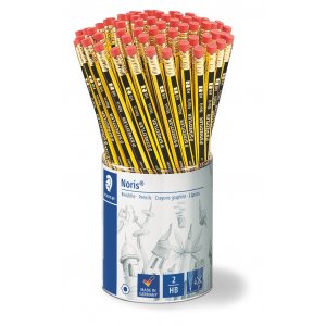 Crayons Noris avec pointe gomme HB - 72 crayons Crayons Noris avec pointe gomme HB - 72 crayons