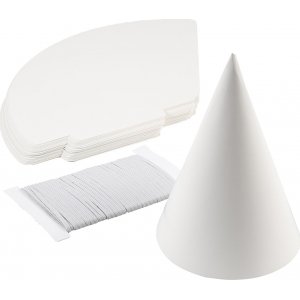 Cône en carton - blanc - 50 pcs Cône en carton - blanc - 50 pcs