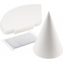 Cne en carton - blanc - 50 pcs