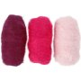 Laine carde - harmonie violet/rose - 3 x 10 g