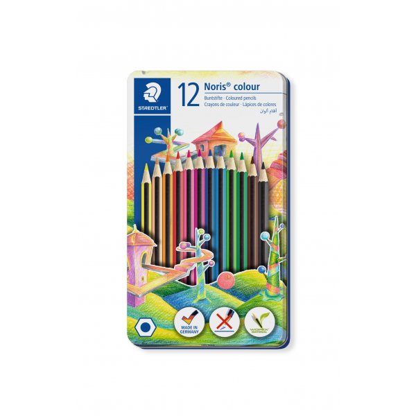 Crayons de couleur Noris Color - 12 crayons