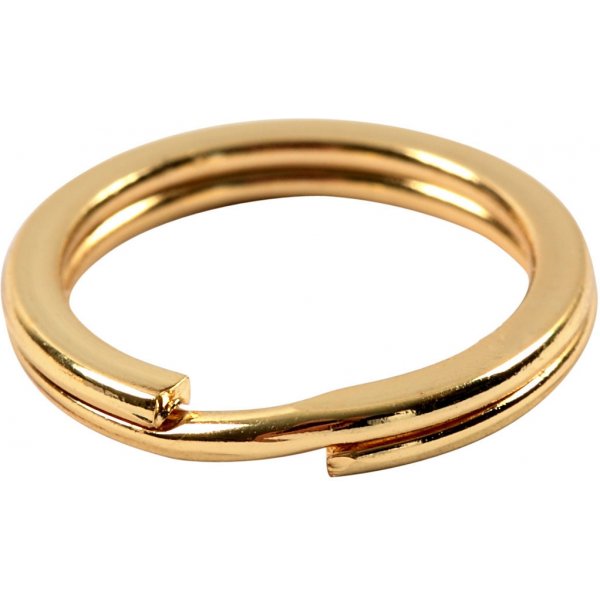 Bague brisée - plaquée or - 15 pcs Bague brisée - plaquée or - 15 pcs