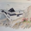 Image client Bloc Aquarelle Coll� Rough Grove Arches 300g - A4