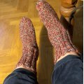 Image client Sox 50g - Gris/rouge/noir (05)