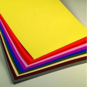 Feuille de papier coloré 50 x 70 cm - 10 feuilles / 300 g/m² Feuille de papier coloré 50 x 70 cm - 10 feuilles / 300 g/m²