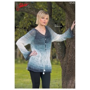 Patron tricot - Pull oversize avec cordon de serrage à la taille Patron tricot - Pull oversize avec cordon de serrage à la taille