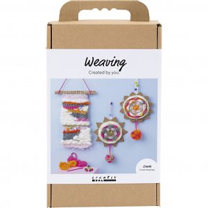 Kit de bricolage pour décorations murales tissées, couleurs assorties, 3 pièces Kit de bricolage pour décorations murales tissées, couleurs assorties, 3 pièces