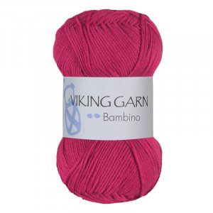 Fil Viking Bambino 50g - Rose fort (466) Fil Viking Bambino 50g - Rose fort (466)