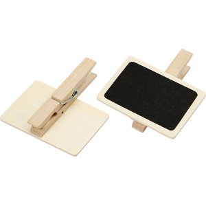 Planche avec clip - 6,8 x 4,7 cm - 6 pcs Planche avec clip - 6,8 x 4,7 cm - 6 pcs