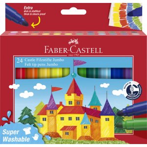 Stylos fibre Jumbo - 24 couleurs Stylos fibre Jumbo - 24 couleurs