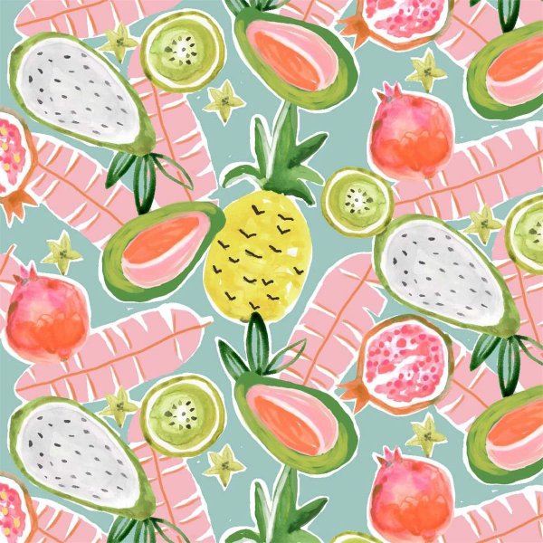 Tissu cir textile Fiona multi