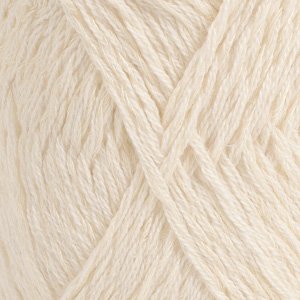Fil DROPS Belle Uni Color - 50g - Naturel (02) Fil DROPS Belle Uni Color - 50g - Naturel (02)