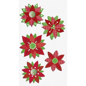 Stickermix - Poinsettia Stickermix - Poinsettia
