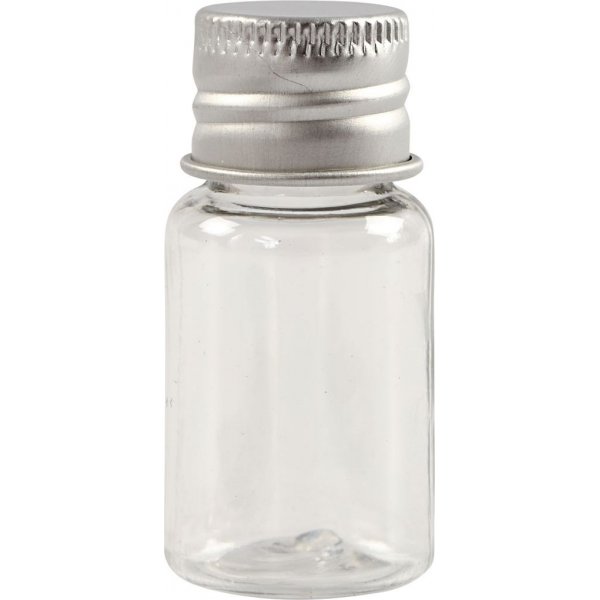 Pot en plastique avec couvercle - 13 ml - 10 pcs