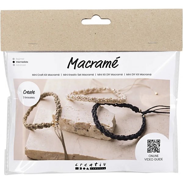 Mini Kit DIY Macram, Bracelet