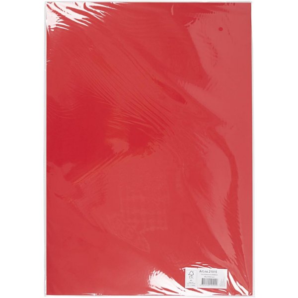 Carton coloré - Noël rouge - A2 - 180 g - 10 feuilles Carton coloré - Noël rouge - A2 - 180 g - 10 feuilles