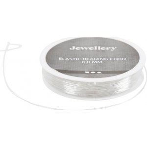 Fil élastique bijoux - Ø0,8 mm - rond - 10 m Fil élastique bijoux - Ø0,8 mm - rond - 10 m