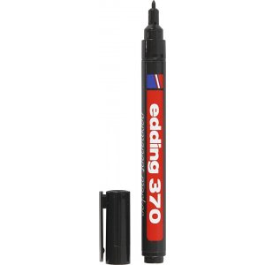 Stylo marqueur Edding 370 - noir Stylo marqueur Edding 370 - noir