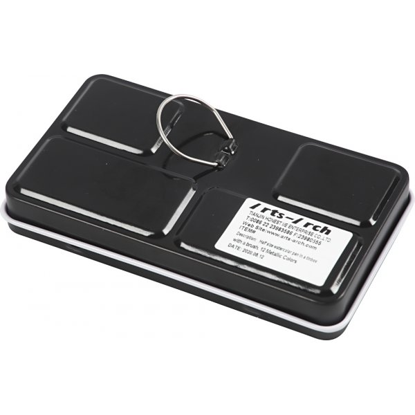 Peintures aquarelle Art Aqua - peintures mtalliques - 12 pcs