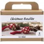 Kit DIY Boules de sapin de Nol - Nol rouge - Macram