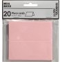 Cartes de placement - rouge clair - 20 pcs