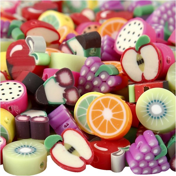 Perles figurines - Fruits - 200 pcs Perles figurines - Fruits - 200 pcs