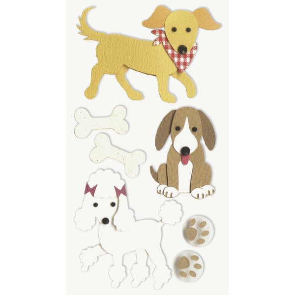 Mlange d\\\'autocollants - Chiens