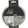 Fil d'aluminium - 2 mm - argent - 10 m