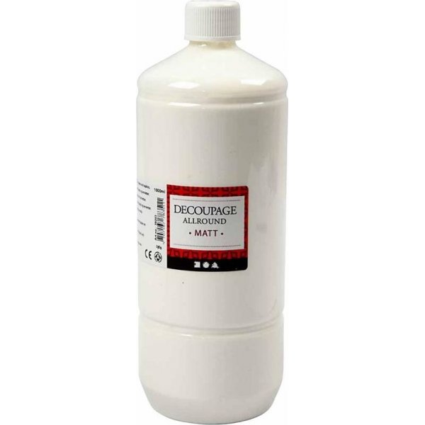 Vernis de découpage - polyvalent - mat - 1000 ml