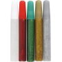 Colle paillete - couleurs mlanges - 5 x 10 ml